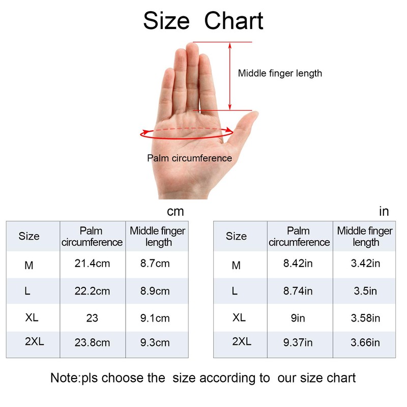 KUTOOK Airsoft Gloves Bike Gloves Men Touchscreen for Shooting Grey