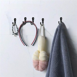 Pack of 20 Vintage Clothes Hooks, 10 Double Hooks and 10 Single Hooks for Screw Mounting, Hooks for Hats, Coats, Garden Hooks, Decorative Hooks for Bathroom, Kitchen