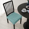 Lawalon Heavyweight Cotton Dining Seat Covers for Chairs (Creamy White,
