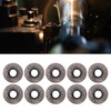 10Pcs Carbide Turning Inserts Coated Blade CNC Lathe Tool Holder