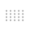 sourcing map Precision Balls 3.2mm Solid Chrome Steel G10 for
