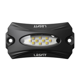 LASFIT Switchback Rock Lights Amber/White 1 Pod Extension Wheel Well Lights Underglow LED Lighting LED Rock Light, fit for LASFIT Only