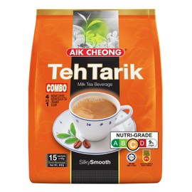 Aik Cheong TehTarik Combo Milk Tea Beverage 4-in-1, 600g