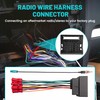 NuIth Double DIN Radio Dash Kit W/Radio Wire Harness for