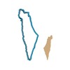 Israel Outline - Cookie Cutter/Sugar Cookie/Fondant/Clay (1040)