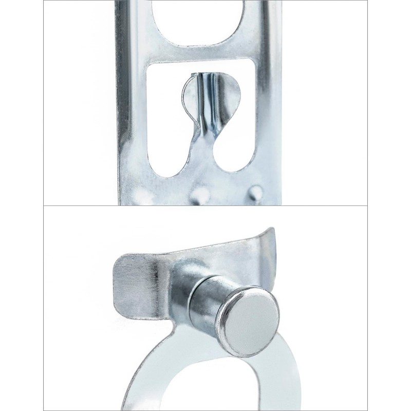 QWORK Teardrop Pallet Rack Safety Clip, 100 Pcs Universal Pallet