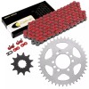 Suzuki Red Drive Chain And Sprockets Kit for Suzuki LT230E
