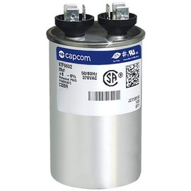 Genteq 97F9602-20 uf MFD 370 Volt VAC Genteq® Replacement Round Run Capacitor