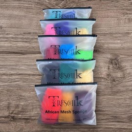 African Net Sponge Bundle Set – 3 Textures - Pick your bundle: Sunrise Set