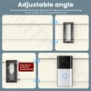AMTHKNO Video Doorbell Vinyl Siding Mounting/Adapter Angle Adjustment Plate W/Hardware,