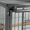 Mcage 22" Heavy Duty Wrought Iron Travel Bird Cage Carrier
