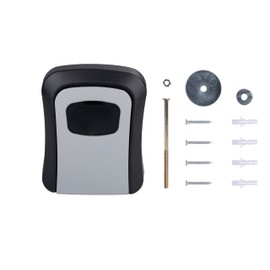 Kinzo Key Safe - with Combination Lock - 4 Digit Code - 10,000 Combination Combination - for Indoor and Outdoor Use - Robust Metal Housing - Waterproof - Wall Mounted