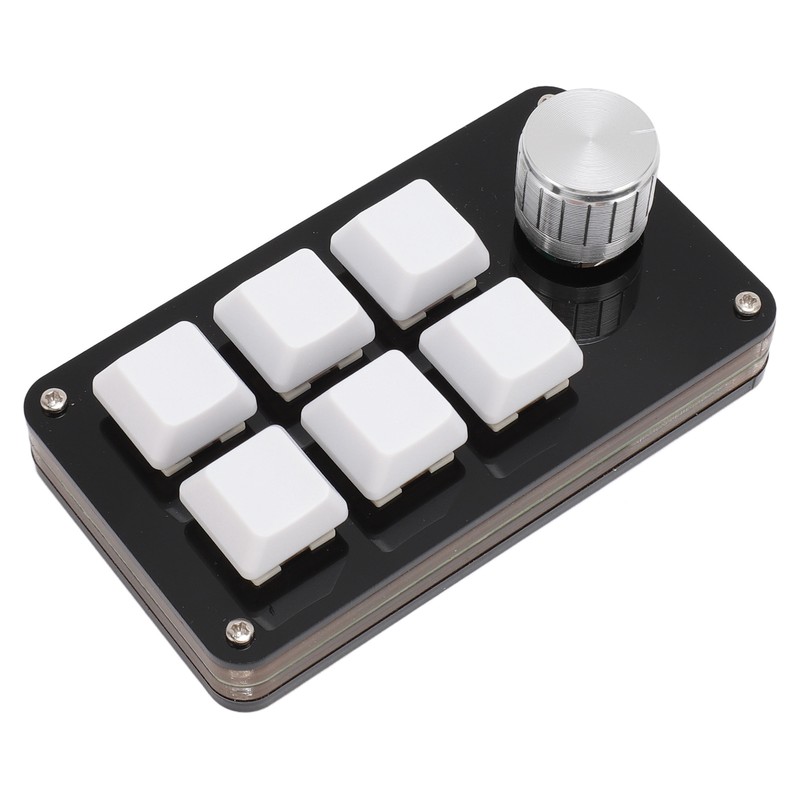 Mini 6 Key Keypad with Knob Custom Programming Hot Swappable