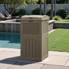 Greesum 33 Package Delivery Box for Outside, Patio Waterproof Resin