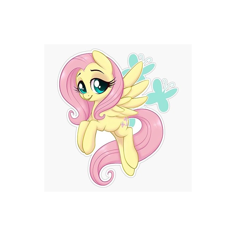Fluttershy Bumper Sticker Vinyl Decal 5"