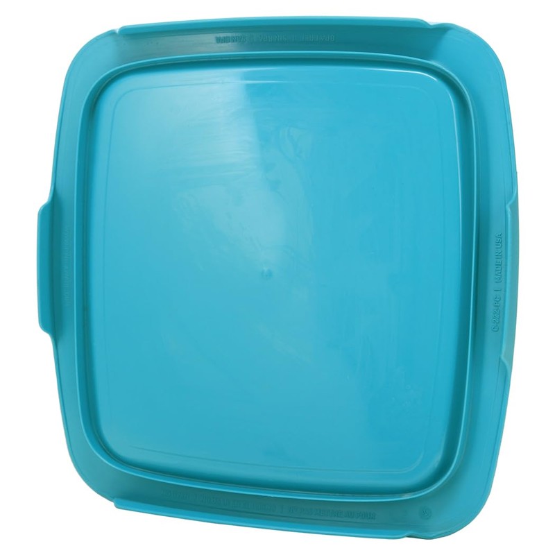 Pyrex C-222-PC 2qt Turquoise Easy Grab Food Storage Replacement Lid