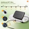 addlon 54(48+6) FT Solar String Lights Waterproof,Patio Lights Solar Powered