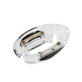 Restaurantware Wine Bottle Foil Cutter 1 Piece 1.9 x 0.7 Inches Ergonomic Wine Foil Remover Portable Opener Tool Durable Plastic Clear Razor-Sharp Accessory for Easy Removal