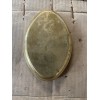 Lamp OVAL SOLID BRASS LAMP STAMPED BACKPLATE 6”LONG X 4