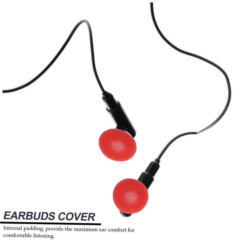 DOITOOL 50pcs Earbud Comfortable Replacement Ear Pads for Earphones Sponge