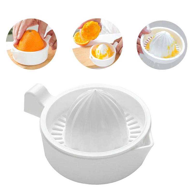 caralin Plastic Double Layer Household Manual Citrus Juicer Orange Lemon