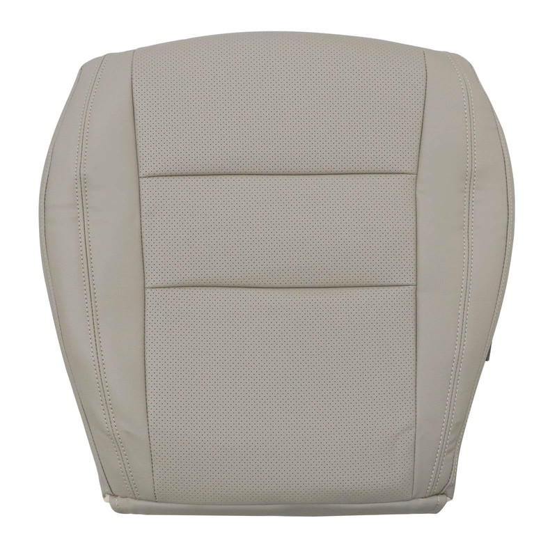 SecosAutoparts Tan Perforated Front Driver & Passenger Side Bottom Microfiber