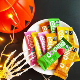 DC24 DAILY CARE Sugar Free Lollipops with Vitamin C, Healthy Suckers with Xylitol, Assorted Fruit Flavored Hard Candy for Kids, Non-GMO, Gluten Free, 64 Count
