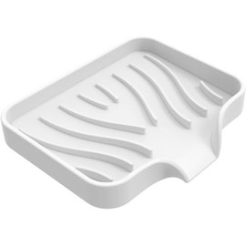 Kitchen Sink Splash Guard, Silicone Sink Protectors for Kitchen Sink White
