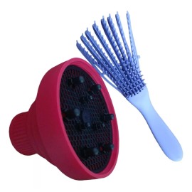 NinaLocalito Cepillo Detangler Y Difusor. Curly