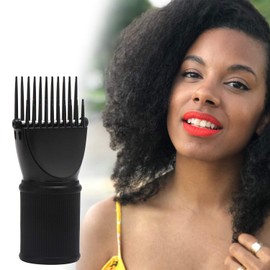 Segbeauty - Accesorio para secador de pelo, boquilla concentradora, accesorio para brochas de peluquería, herramienta de peluquería, Negro