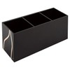 AUTOARK Makeup Brush Holder Organizer - 3 Slot Acrylic Cosmetics