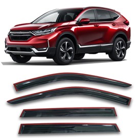 2023 2024 Side Car Window Visor Vent Deflectors Compatible with Honda CR-V LX EX EX-L Sport Hybrid Sport Touring,CRV Window Rain Guards Sun Shade Window Shields Car Accessories Smoke Tinted