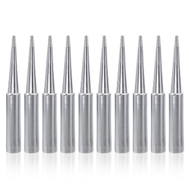 Mesee 10Pcs Soldering Iron Tip Set, 900M Soldering Tips Replacement Fine Solder Gun Tips Welding Head Tool Accessory Compatible with Hakko, Radio Shack, TENMA, ATTEN, Aoyue, Yihua Solder Station