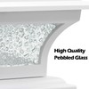 SIEDiNLAR Solar Post Lights Outdoor Glass LED Fence Cap Light