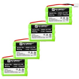 Synergy Digital Tri-Tronics 1038100-F Dog Collar Battery Combo-Pack Includes: 4 x SDDC-H1106 Batteries