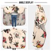Kigai Old School Tattoo Barber Cape for Men Waterproof Hair