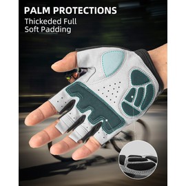 ROCKBROS Cycling Gloves for Men Women - Breathable Gel Pad Road Mountain Bike Gloves - Touch Screen Anti-Slip MTB Gloves for Cycling Workout Outdoor Sports