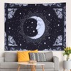 Wall Hanging Tapestry MoonPattern Background Decoration for Living Room Bedroom(150x130cm
