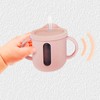 Silicone Sippy Cups Double Handles Lightweight Toddler Training Cup with