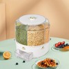RENFANSHOP 360°Rotating Rice and Grain Dispenser with 6 Compartments -