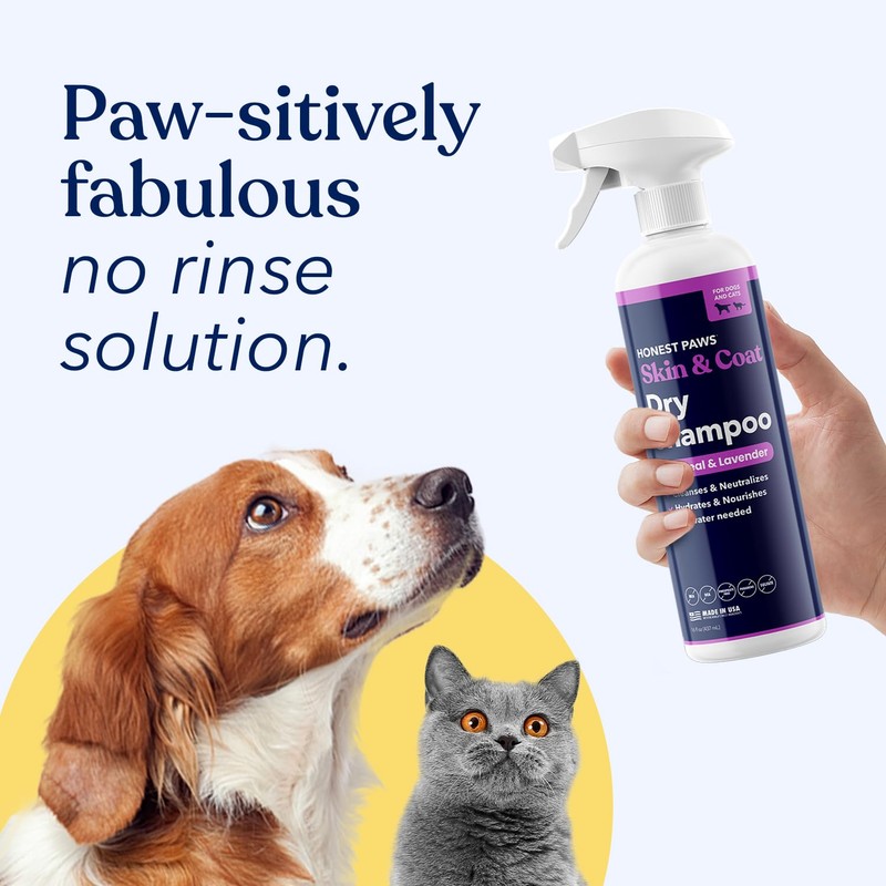 Honest Paws Honest Paws Dog Dry Shampoo - Waterless No