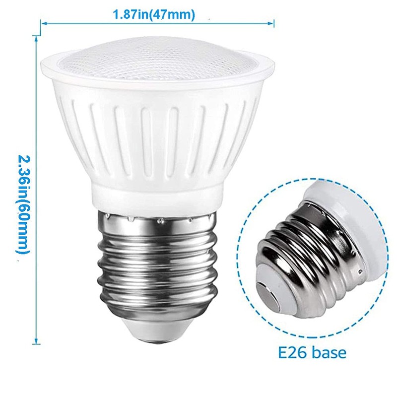 Small frog LED PAR16 Dimmable Flood Light Bulb,7W=65W, E26 Medium