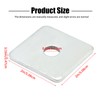 LIDSCURA 50 Packs 304 Stainless Steel Squares Washer Heavy Duty