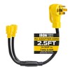 IRON FORGE CABLE 50 Amp to 15 Amp RV Y