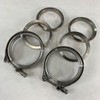 (2 pcs) of 3" I.D. Stainless Steel V-band Clamp &