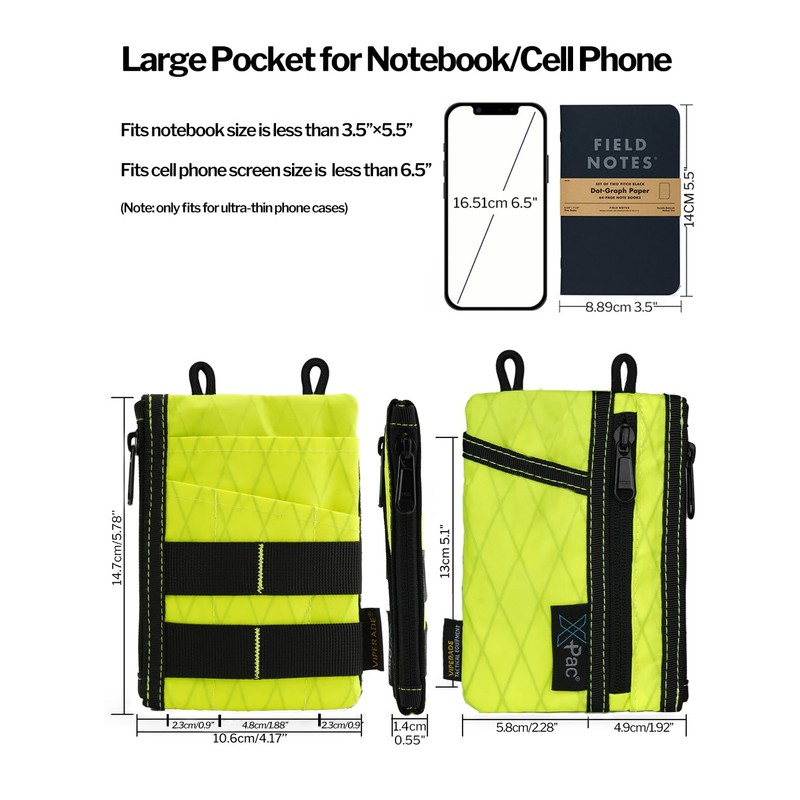 VIPERADE VE16N X-Pac EDC Pocket Tool Organiser, Multifunctional Small Tool