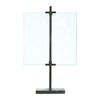 Creative Co-Op 10 in x 16.75 in Black Adjustable Metal
