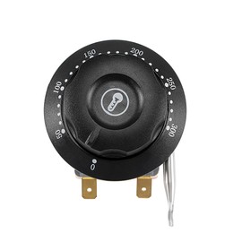 sourcing map NC 250V 16A 50-300C Temperature Control Switch Capillary Thermostat for Oven Refrigerator Heater, 2m, with 2 Screws&2 Crimp Terminals
