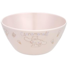 Skater MBL4P Small Bowl, Melamine Bowl, 16.9 fl oz (500 ml), Sanrio Cinnamorol, Natural