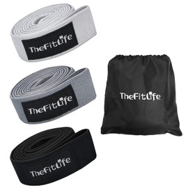 TheFitLife Training Tubes, Muscle Training Tubes, Rubber Tubes, Resistance Bands, Stretch Bands, Fitness Bands (Gray Set)